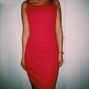 Ribbed bodycon cami dress